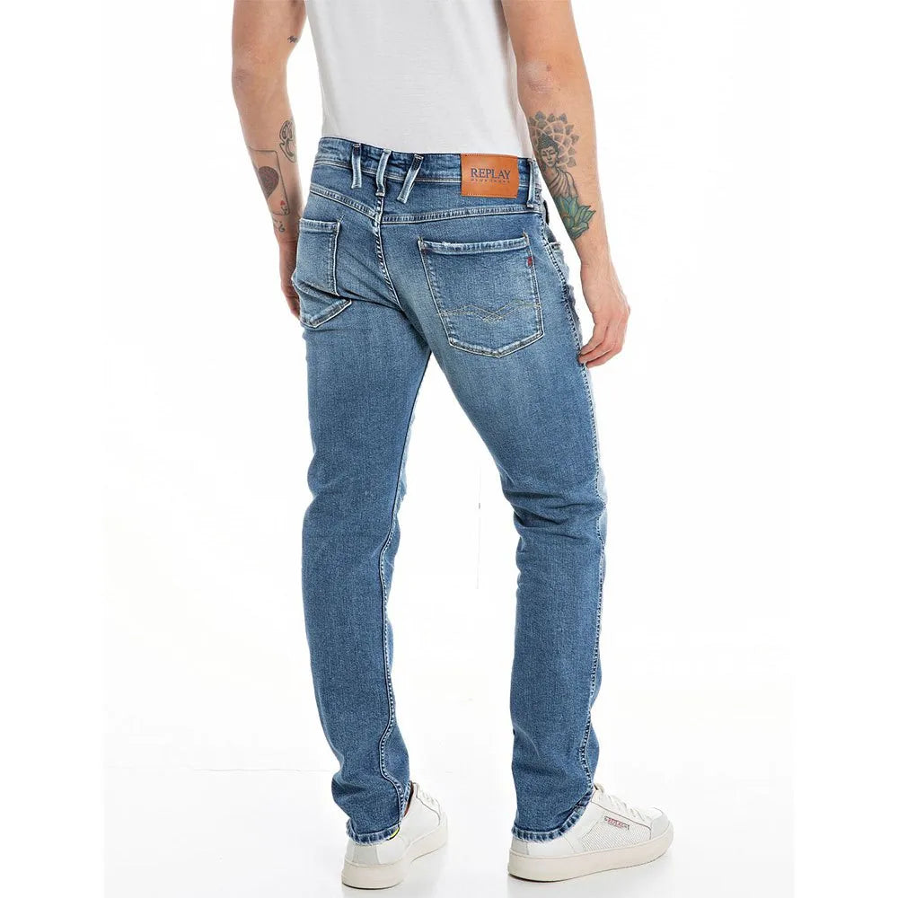 Replay Men's Anbass Slim Fit Jeans