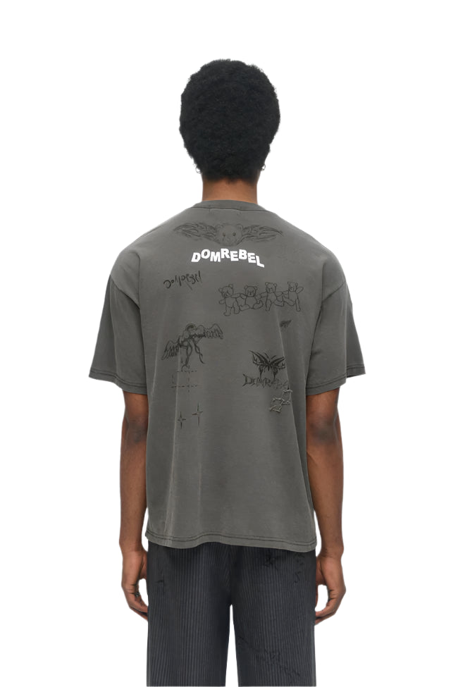 Domrebel Men's T-Shirt with Crystals