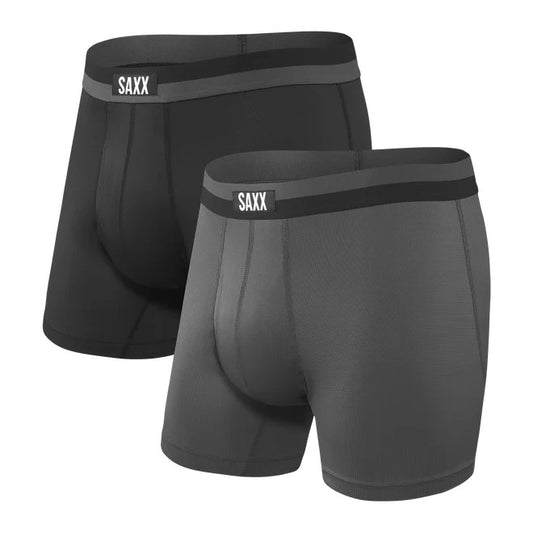 SAXX Men's 2-Pack Sport Mesh Boxer Briefs