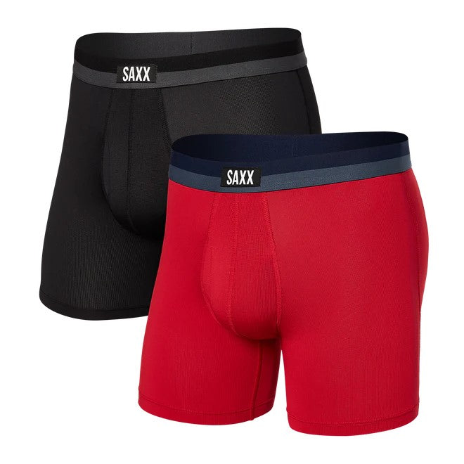 SAXX Men's 2-Pack Sport Mesh Boxer Briefs