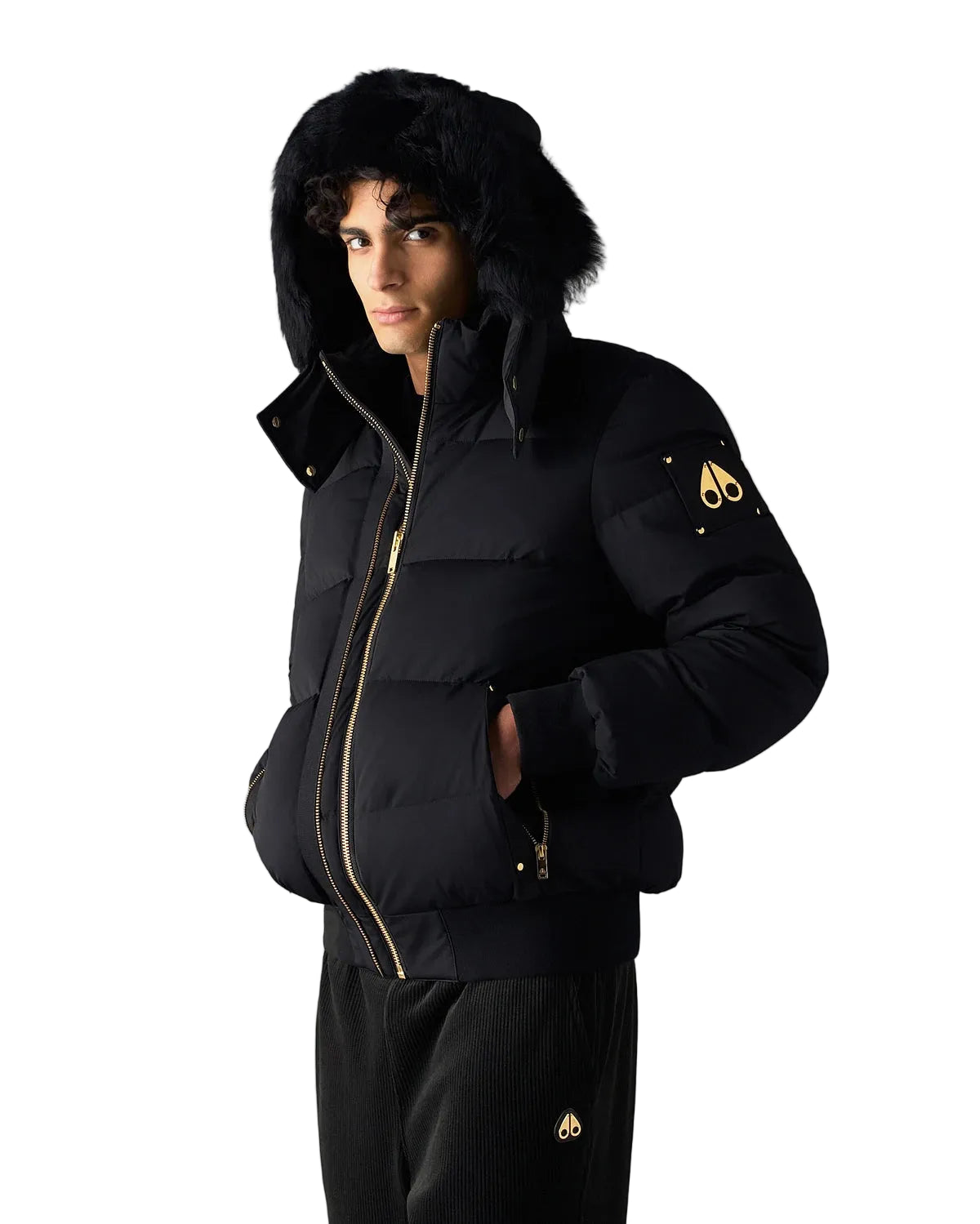 Moose Knuckles Men's Gold Series Stagg Down Bomber