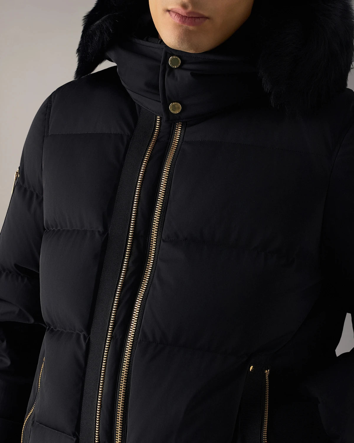 Moose Knuckles Men's Gold Series Stagg Down Bomber