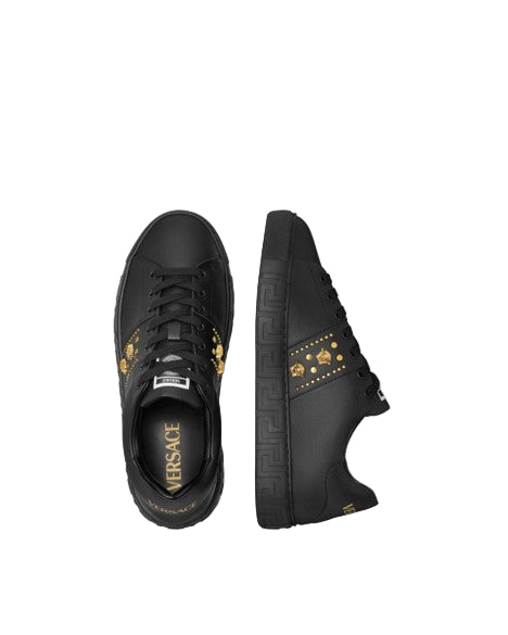 Versace Men's Studded Greca Sneakers