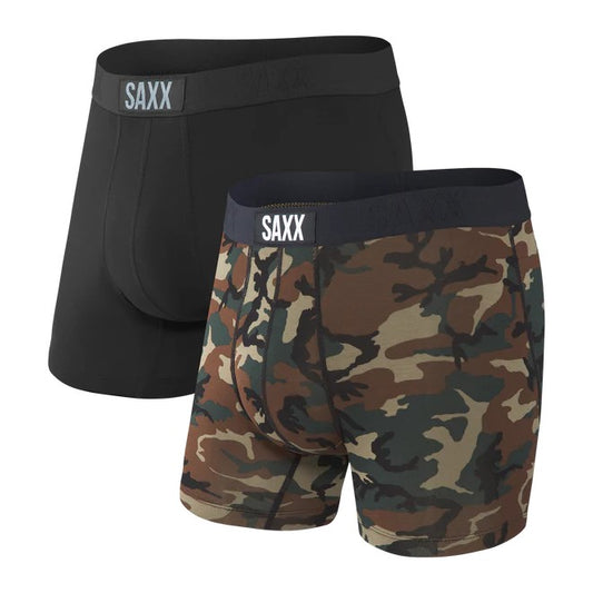 SAXX Men's 2-Pack Vibe Boxer Briefs