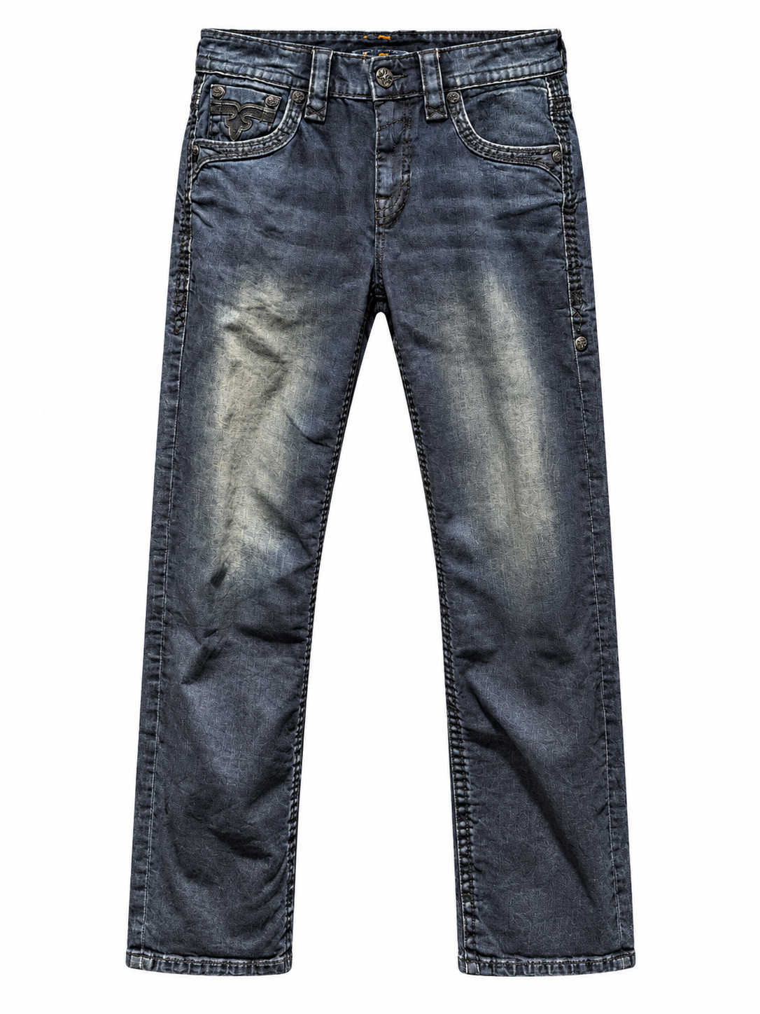 Rock Revival Men's Straight Fit Jeans 32"