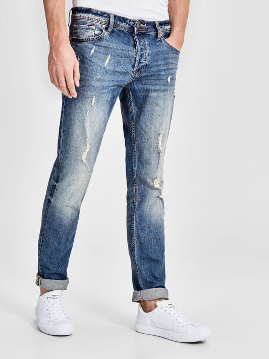 Jack & Jones Men's Tim Slim-Straight Jeans